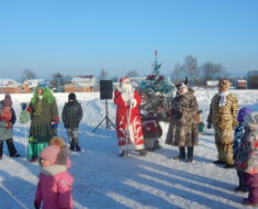 Новогодний праздник для детей в Корсаковском СК