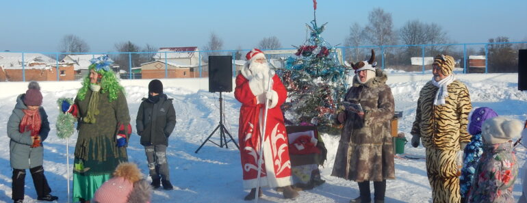 Новогодний праздник для детей в Корсаковском СК